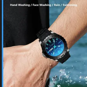 Luxury Swiss Men’s Watch: 42mm Dial, 3-Eye 6-Hand Design Luxury Swiss Men’s Watch: 42mm Dial, 3-Eye 6-Hand Design