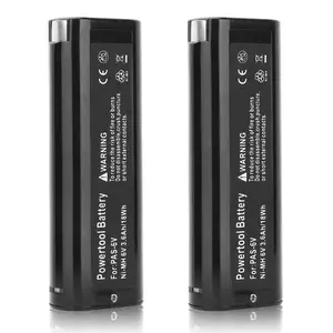 2Packs 6V 3600mAh Ni-MH Replacement Battery for Paslode 404717 Battery Compatible with Paslode 6V Battery CF-325 IM200 F18 IM250 High Power Output