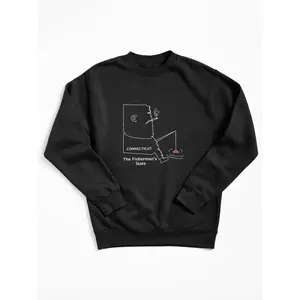 A Funny Map Of Connecticut  Sold By Funnymaps. Men Women Shirt, Unisex T-shirt, Funny T-shirt, Graphic Tees, TikTok Meme T-shirt, Trending T-shirt, Gift for Him, Gift for Boyfriend