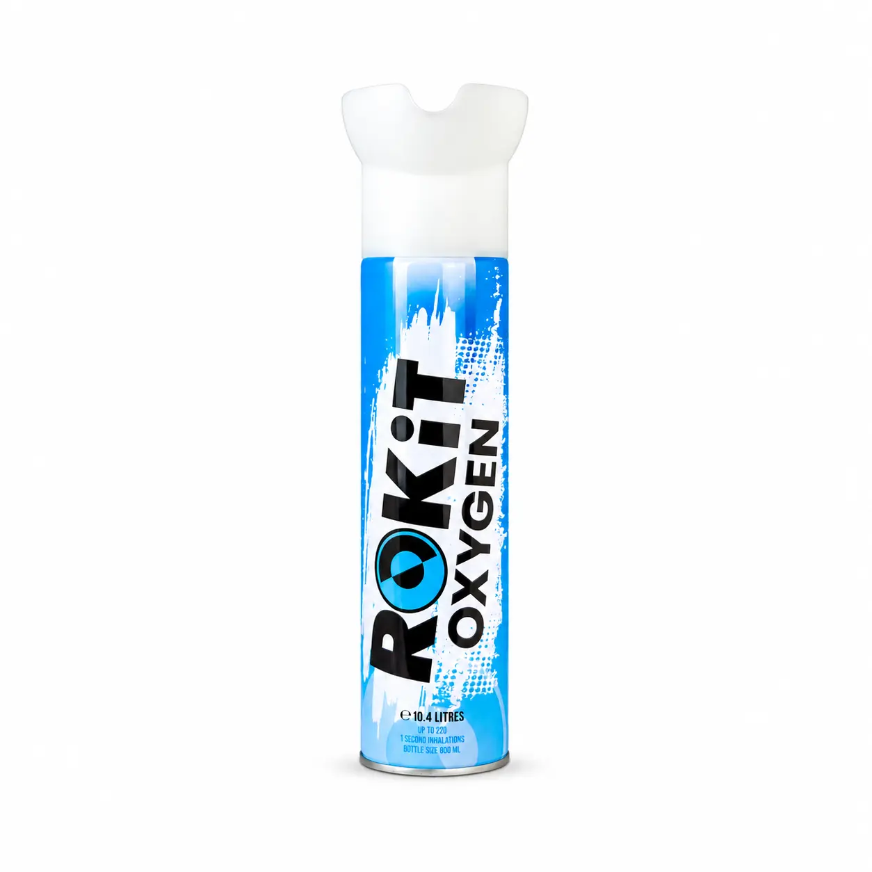 ROKiT Oxygen 10.4L Portable Can – 99.9% Pure O2 for Workouts Recovery & Focus Boost Energy Mental Clarity Altitude Activities