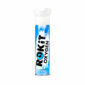 ROKiT Oxygen 10.4L Portable Can – 99.9% Pure O2 for Workouts Recovery & Focus Boost Energy Mental Clarity Altitude Activities