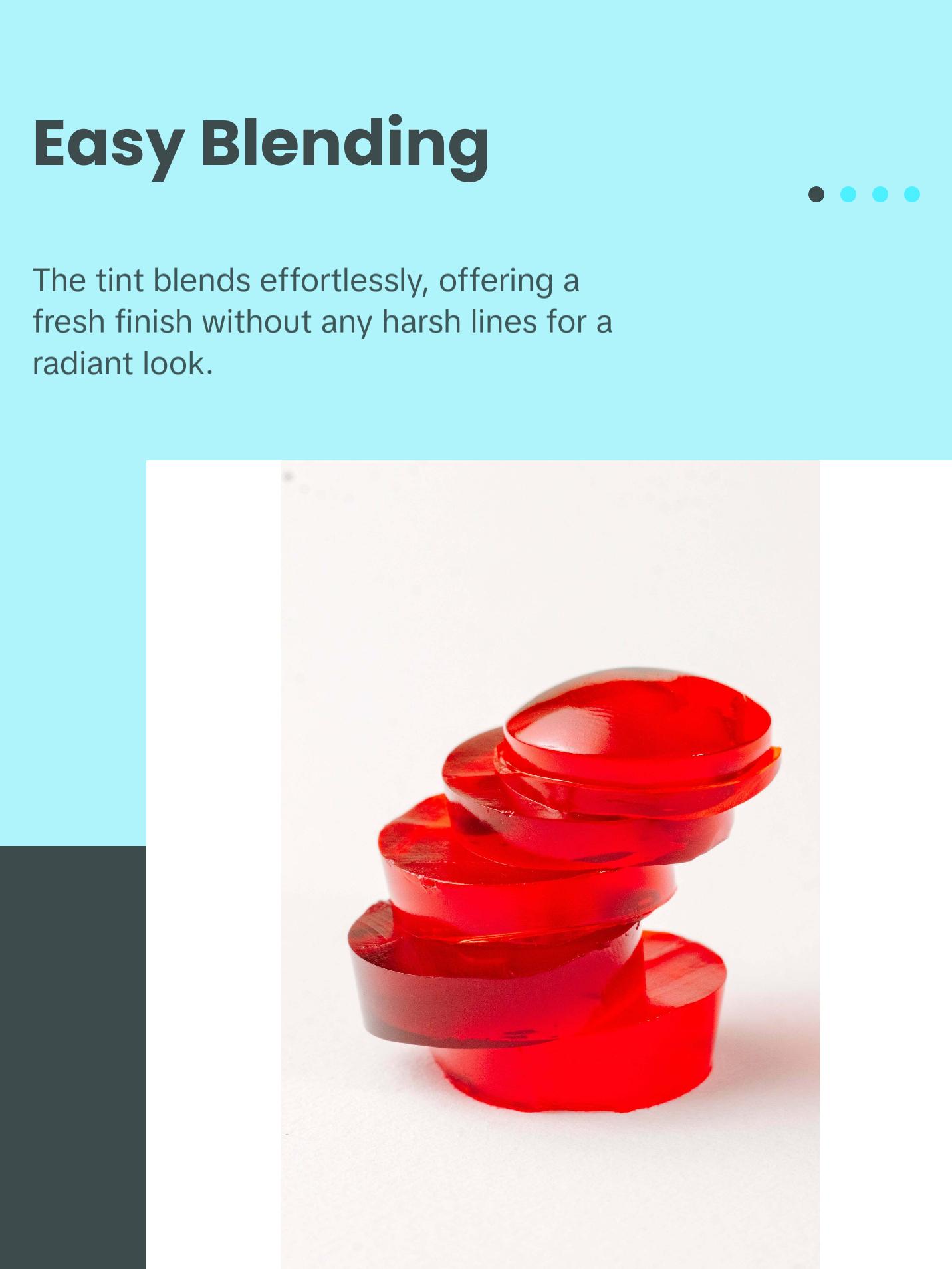 AMINAH Unicorn Dreams LOLLIPOP - Lips & Cheeks Tint - Red STAIN Gloss Lipgloss - Natural Ingredients - Vibrant Red Shade - Makeup Cosmetic