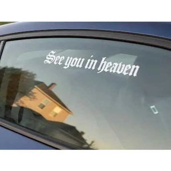 See You in heaven Vinyl Sticker JDM Decal | Drift Sticker