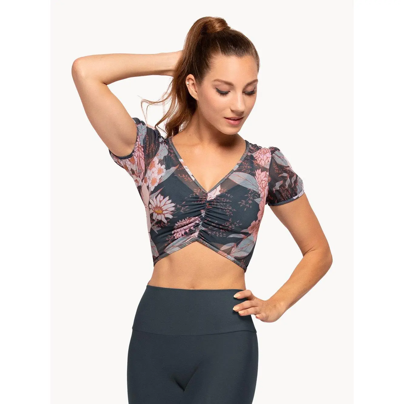 Kylie Crop Top Devoted Symphony Mesh RTW