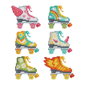 Mini Dazzles™ - Roller Skates Diamond Painting Kit