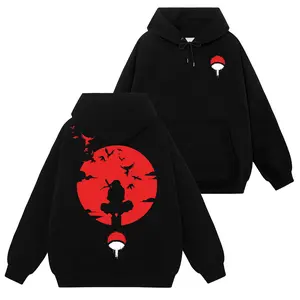[Uchiha Fashion] Limited Itachi Uchiha Logo - Naruto Shippuden #49 Hoodie T-Shirt Sweatshirt, Retro Vintage Unisex Graphic 90s Cotton, Gift For Wibu, Anime Manga Y2K Streetwear
