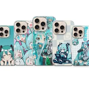 Hatsune Miku Cute Anime Phone Case Vocaloid Music Compatible with iPhone 11, 12, 13, 14, 15, 16, 17 & Samsung S22 S23 S24 S25 – check our available sizes