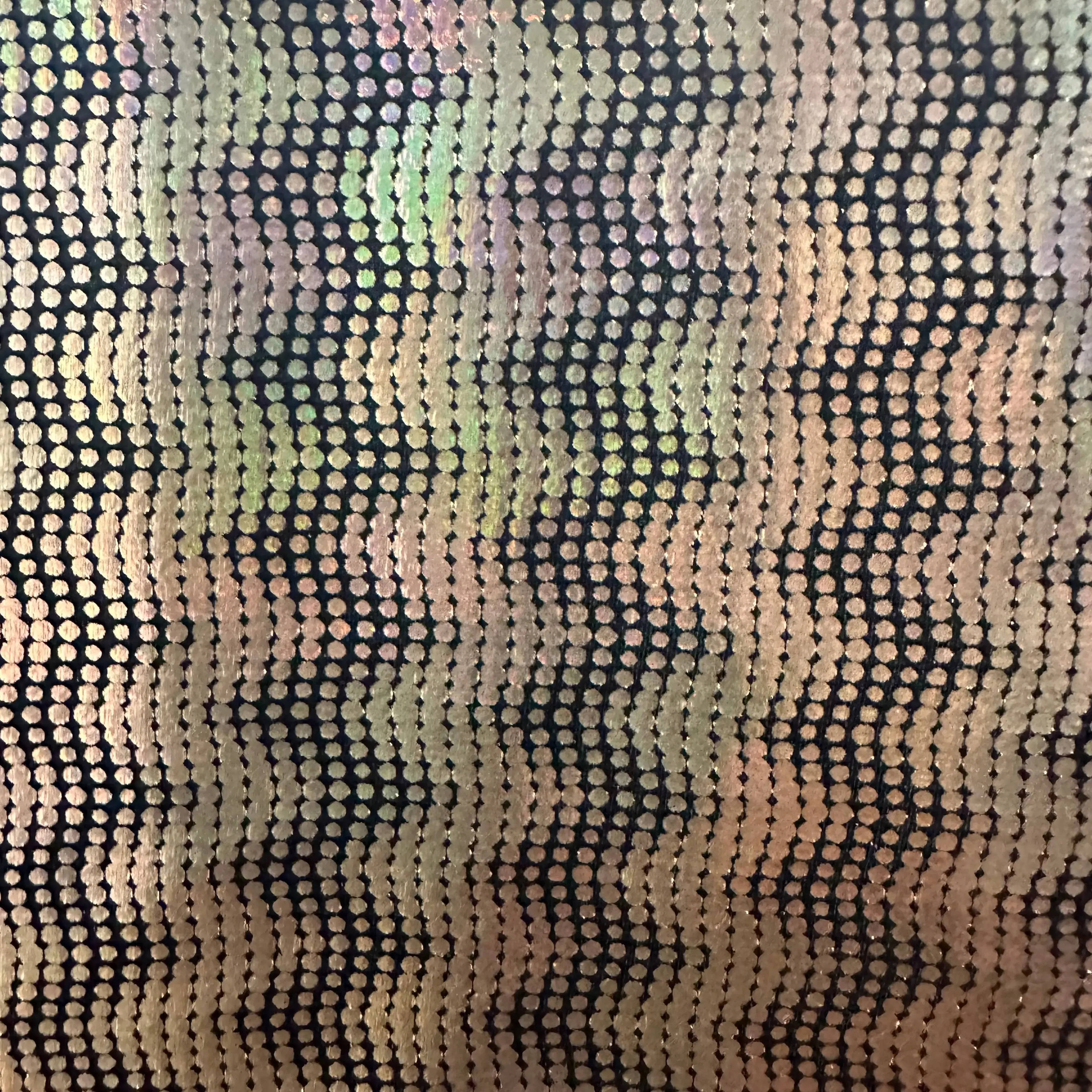 Holographic Spandex Fabric for Glam Cosplay & Dancewear, Radiant 4-Way Stretch Nylon Blend, Sparkling Material Sold per Yd - 60 in Wide, Activewear, 20% Spandex, Durable, 36" X 60", Easy To Care For, Elastic Hologram, Holographic Foil, Per Yard