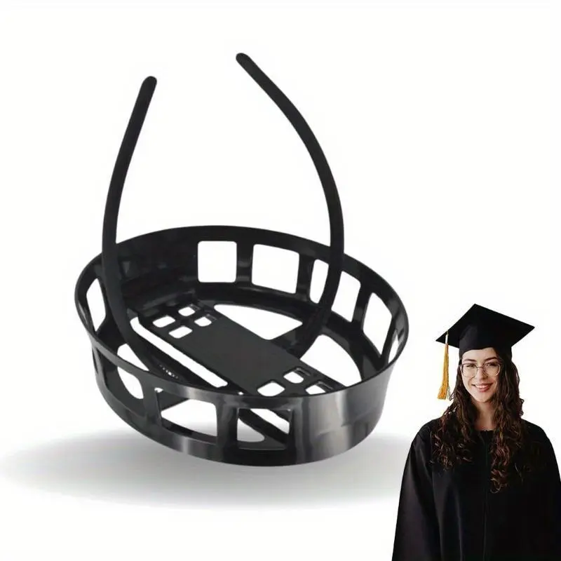 Adjustable Grad Cap  Secures Headband Insert, Upgrade Inside Graduation Cap Don't Change Hair, Secure Hairstyle Unisex