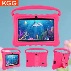 KGG 7 Inch Cartoon Tablet Android 12 Children 32GB ROM 2GB RAM Educational Learning Toys Children Boys Girls Gifts Tablet.