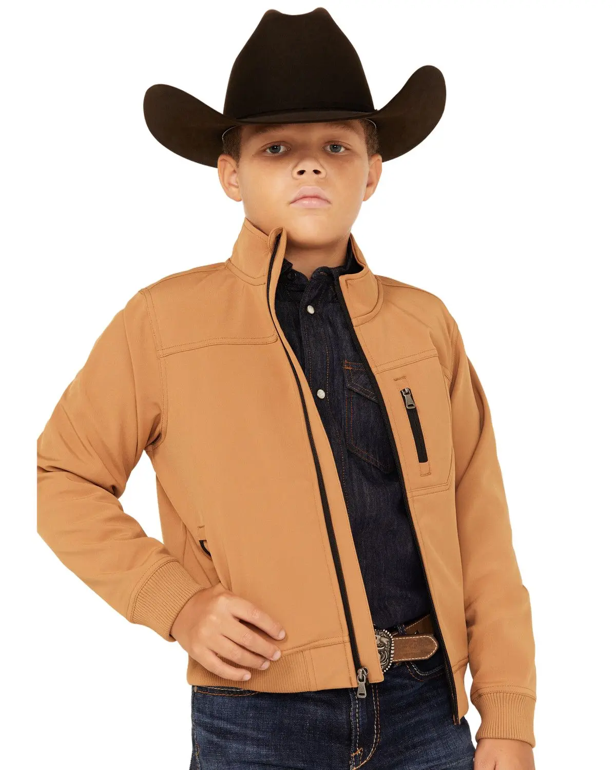 Cody James Boys' ' Coolville Softshell Bomber Jacket - Cbho24o30-Ltbn