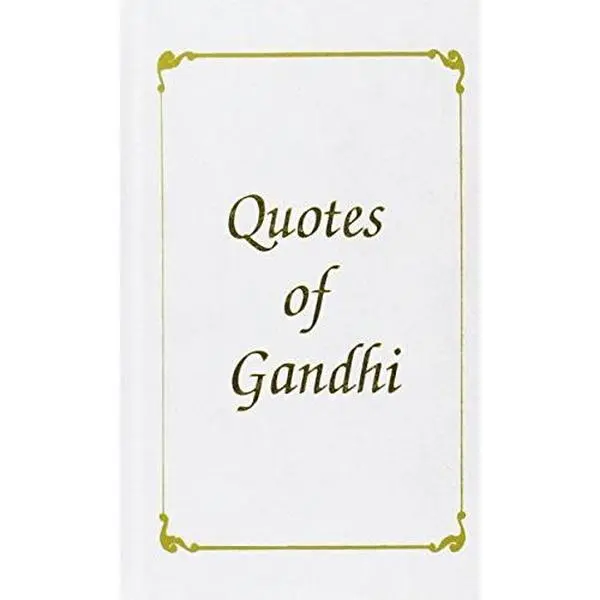 USED Book - Quotes of Gandhi by Shalu Bhalla (Hardcover) - english