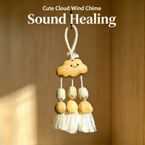 Handmade Fruit Shell Wind Chime, Natural Sound Therapy, Healing Home Decor, Indoor Room Balcony Courtyard Hanging Ornament, Unique Artistic Style, SpiritualHealing, funny Mother's Day gift