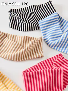 Women's Vertical Striped Hairband for Daily Use, Stylish Headwear Accessory, Comfortable and Versatile, Perfect for Everyday Wear