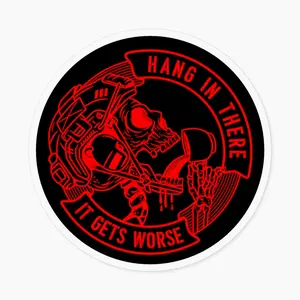 Customizable Stickers - Tactical Military Vinyl Decals, Funny Round Motivational Labels for Soldiers, Office Gear, Indoor/Outdoor Use JA7
