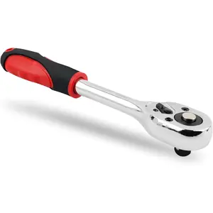 8 Inch Dual Direction 3/8 Ratchet,Multi-Purpose Socket Wrench Ratchet Wrench for Filter,Spark Plug,Lug Nut Socket,Universal Quick-Release Ratcheting Wrenches Car Accessories