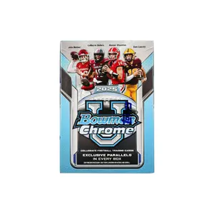 2025 Bowman University Chrome Football 7 Pack Blaster Box