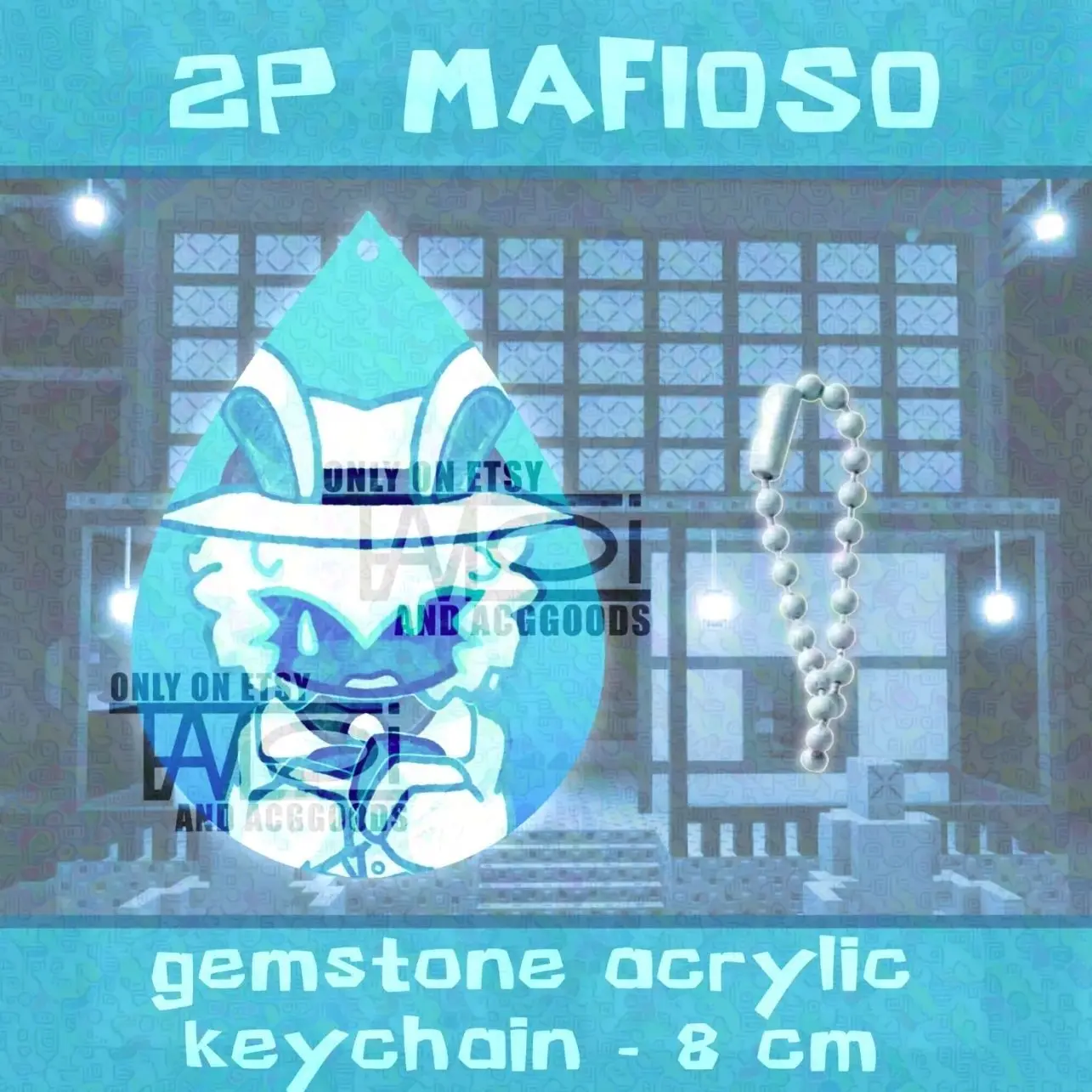 Roblox Forsaken - Mafioso / Don Sonnellino | Gemstone Acrylic Keychain