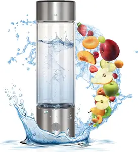 Advance Hydrogen Water Bottle Generator – SPE PEM Technology, 2200PPB High-Efficiency Portable 450ml Hydro Water Bottle for Home, Travel, Office, and Fitness – Rechargeable Hydrogen Water Machine.