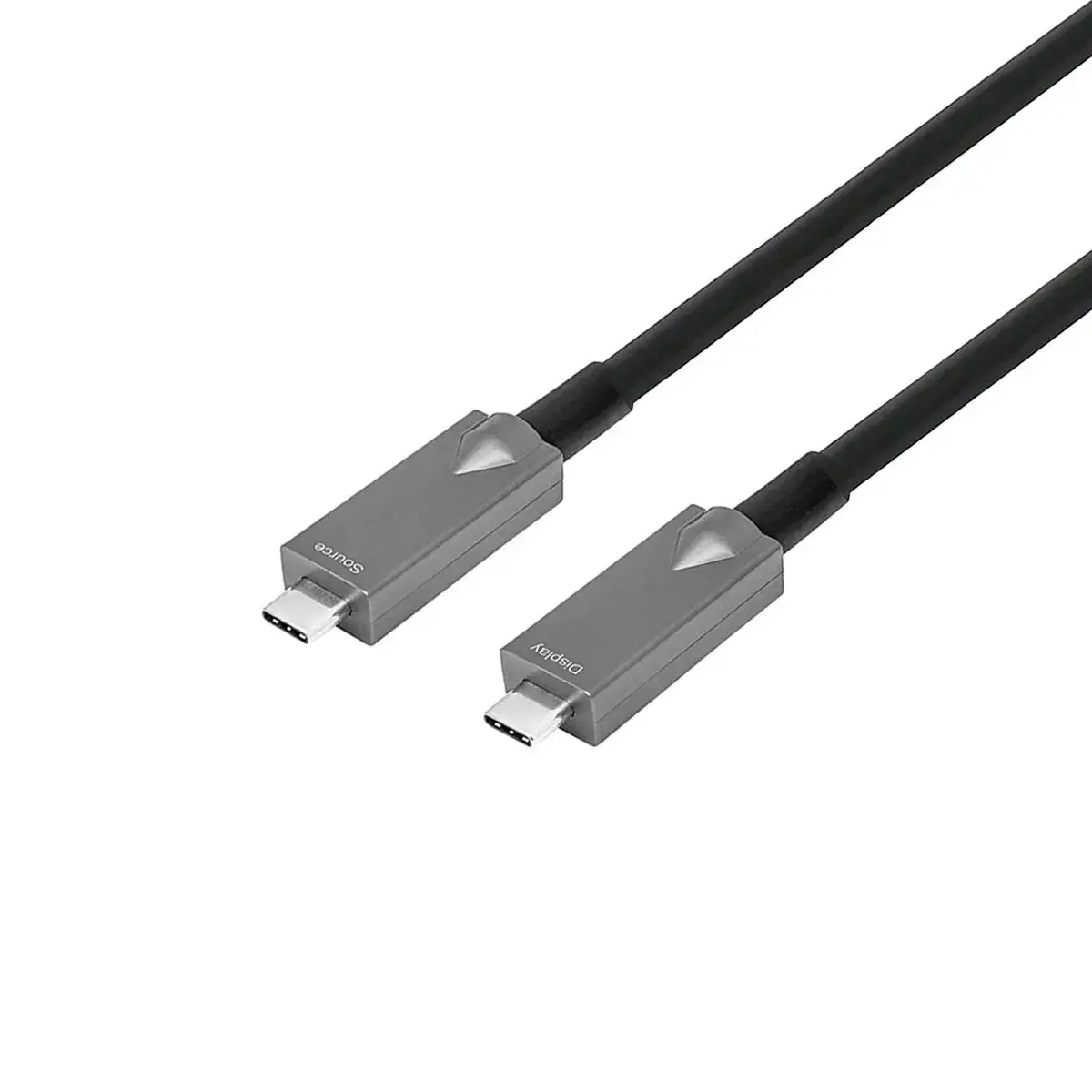 DVDO 16' USB-C Active Optical Fiber Cable, Black
