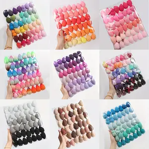 42 Multicolor Make-up Sponges for Flawless Base Makeup with BB Cream Liquid Foundation and Loose Powder Ideal for Concealer Blush and Eye Shadow Dry and Wet Use Tan Soft