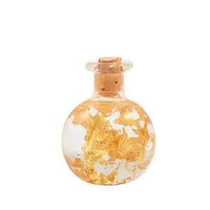 22K Gold Fortuna Flakes in Glass Bottle Handmade Christmas Gifts