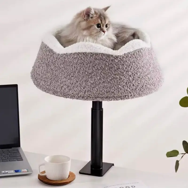 Cat desk bed