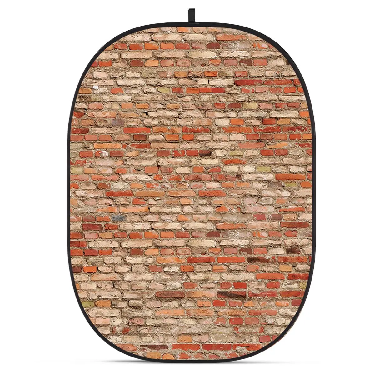 Glow CBA-WB0005 5x6.5' Lightweight Fabric Collapsible Backdrop, Brick Wall for Photo Shoots