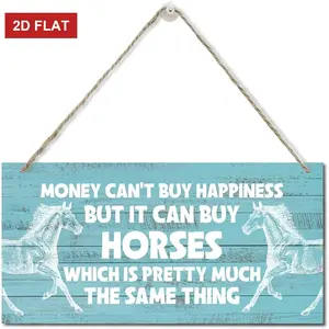 Hanging Novelty Horse Wood Decor Sign, Lovely Horse Signs, Hanging  Wall Plaque Wood Signs, Horse Theme Sign, Horses Keepsake Gift, Stable Door Animal Sign, Gift for Horse Lovers 3.93x7.87inch