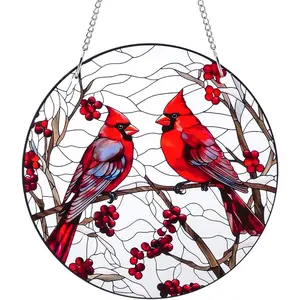 8" Cardinal Window Decorations-   Ornament for Door & Window, Decorative Accent for Yard & Courtyard, Holiday & Everyday