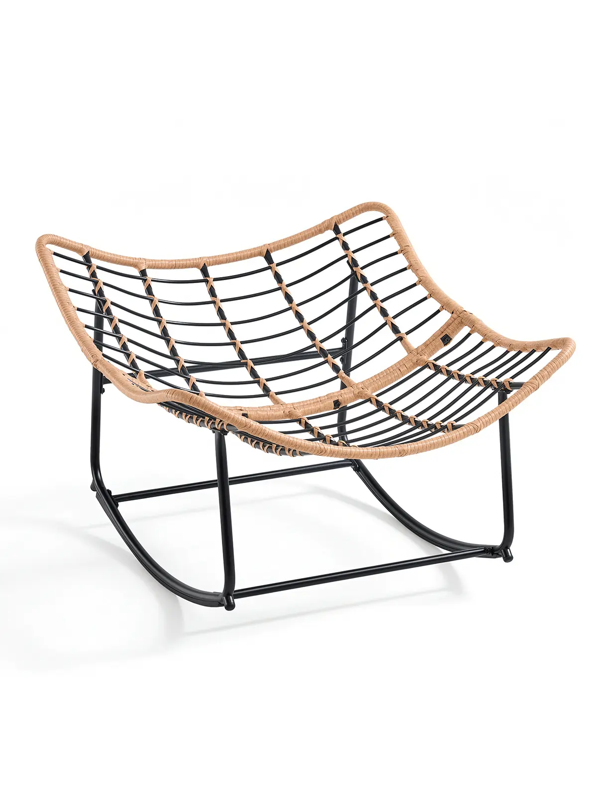 Rattan rocking chair frame