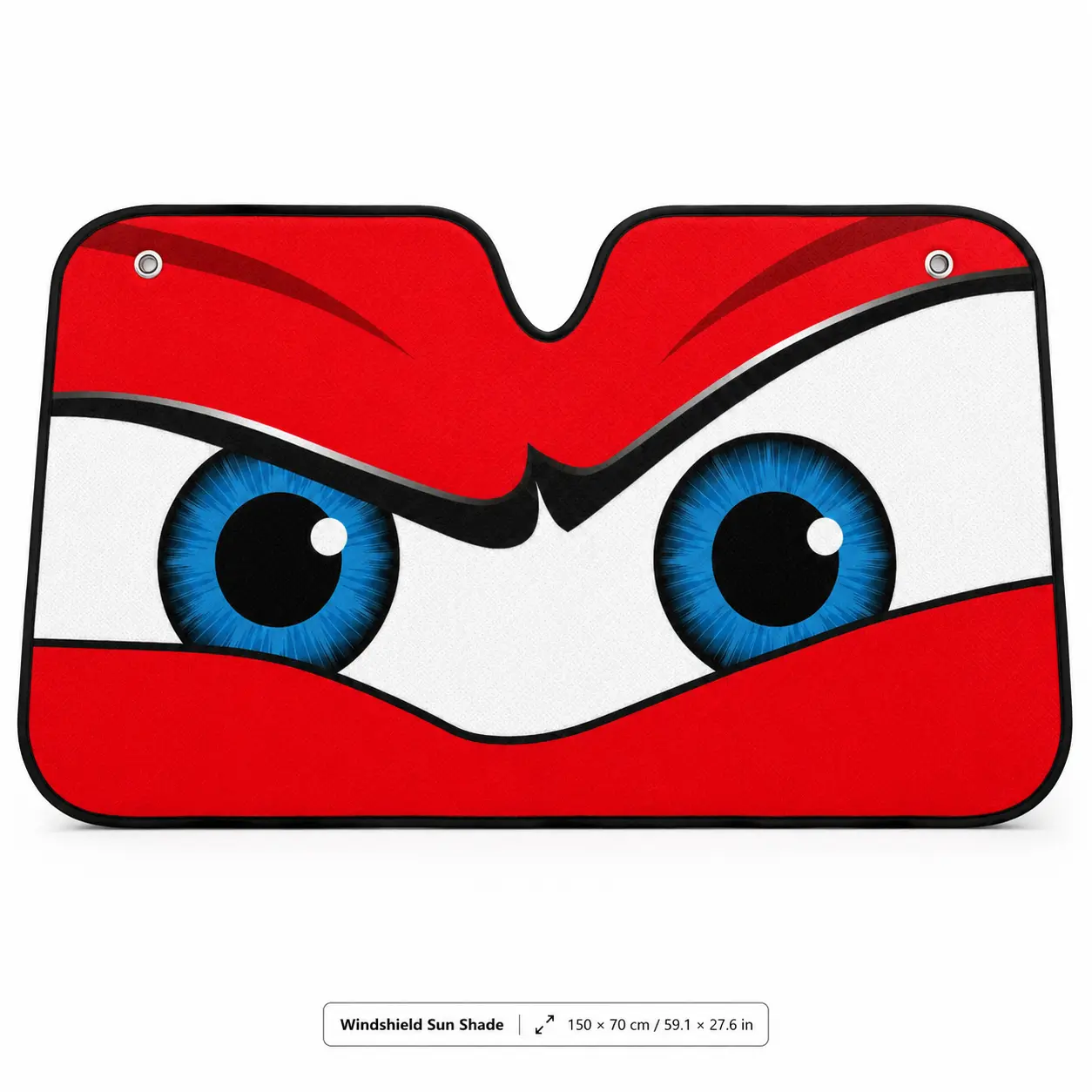 Car Windshield Sun Shade, Funny Eyes Visor for Car Windshield, Wear-Resistant Black Tape, Foldable 59x27.5, Cars, Car Interior Accessories
