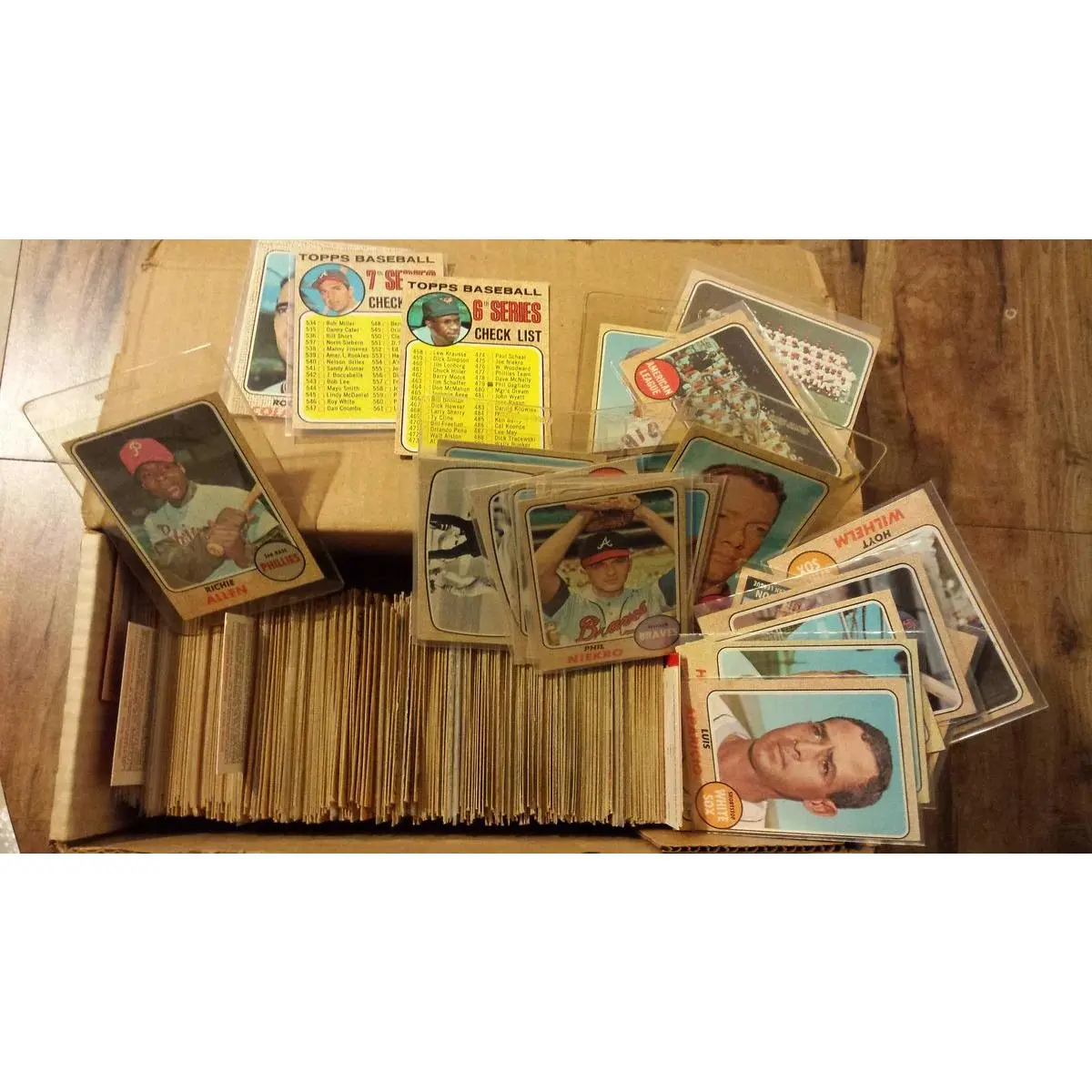 1968 Topps baseball cards, 1000 card lot