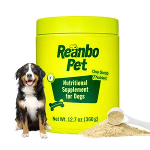 Reanbo Pet 7-in-1 Dog Supplements - Natural Pet Care Complete Wellness Formula - Vet-Recommended Daily Support - 54 Scoops 80% Better Value Vitamin