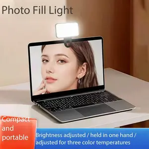 Mini LED Light, Three Brightness Levels, Type-C Charging, Portable, Ideal for Phone Lighting, Nightlight, Desk, Makeup, Computer