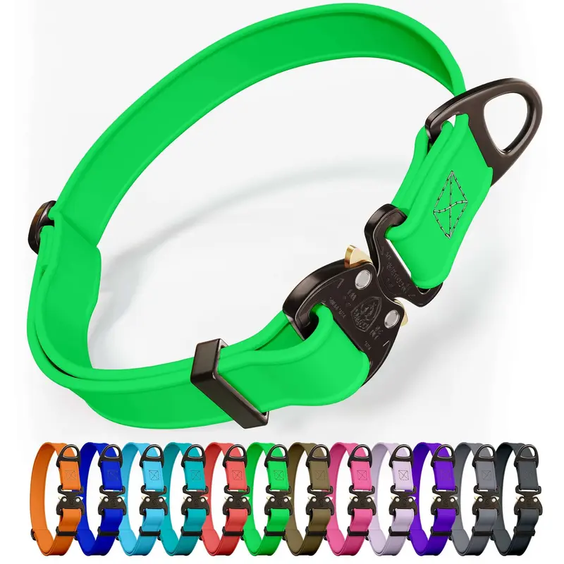 NexaPaw Biothane Tactical Cobra Buckle Dog Collar