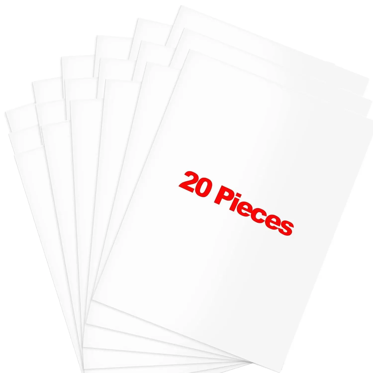 20 Pieces Vinyl Siding Repair Kit, White | Self-Adhesive Patch PVC Patch Repair Tape for Cracks, Holes, or Blemishes on Vinyl Siding, Fence, Mobile Home Skirting Panels