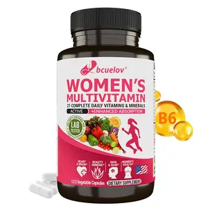 Bcuelov Women's Vitamins Health Supplements,Supports Skin and Heart health,120 Capsules