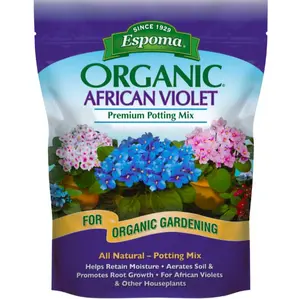Espoma Organic Potting Mix for African Violets 4qt - All Natural Premium Mix for Organic Gardening