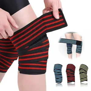 Professional Wrap Knee Pads, Squats, Compression Straps, Exercises, Fitness Strength Lifts, Knee Braces, Weight Lifting