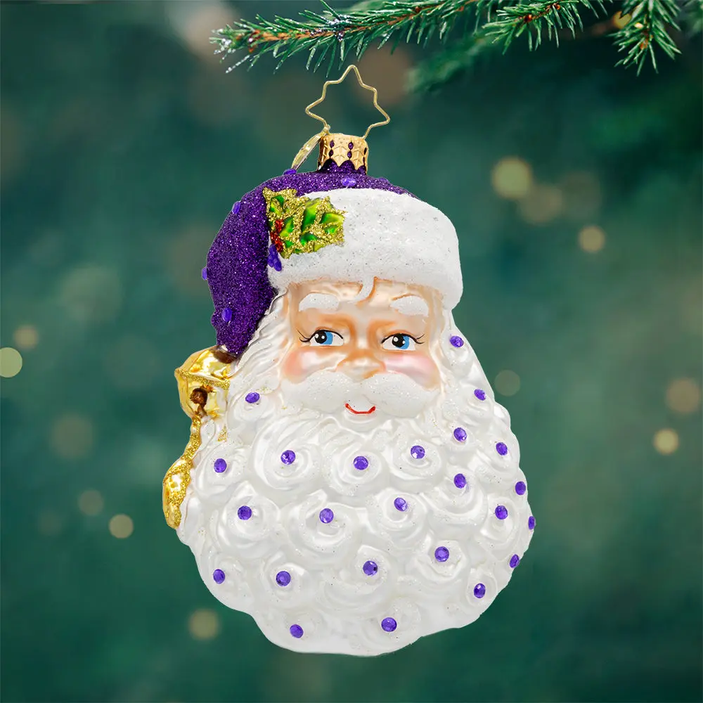 December Birthstone Santa Hat Decor, Festive Home Decor Ornaments for Holiday Decorating