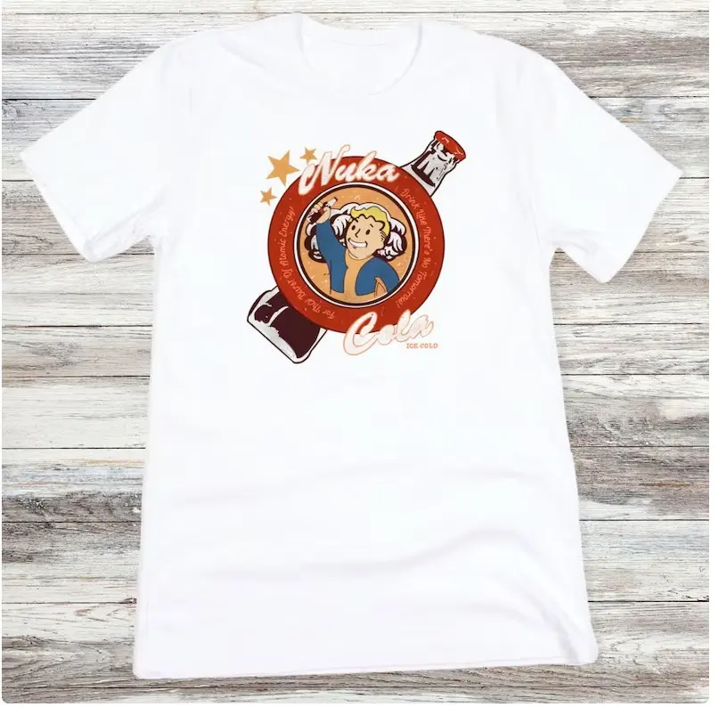 Nuka Cola Shirt, Fallout T-Shirt, Vault-Tec Tee, Gamer Shirt, Video Games Tee, Vault Boy Shirt