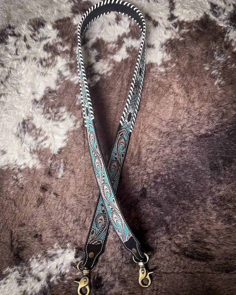 Snowy Turquoise Strap by Myra Bag