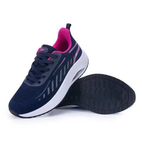 Women's Athletic Low-Top Ankle Support Casual Trainers - Breathable Mesh Walking Shoes, Lightweight Wide Toe-Box Air Cushion Shoes with Arch Support, 5.5-11 Size, All Seasons Indoor Outdoor Footwear for Long-Hour Standing, Work, Multicolour Options, Breat