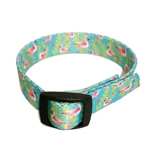 DISCONTINUED**VNS (Vagus Nerve Stimulator) Wrist Band Flamingo Print