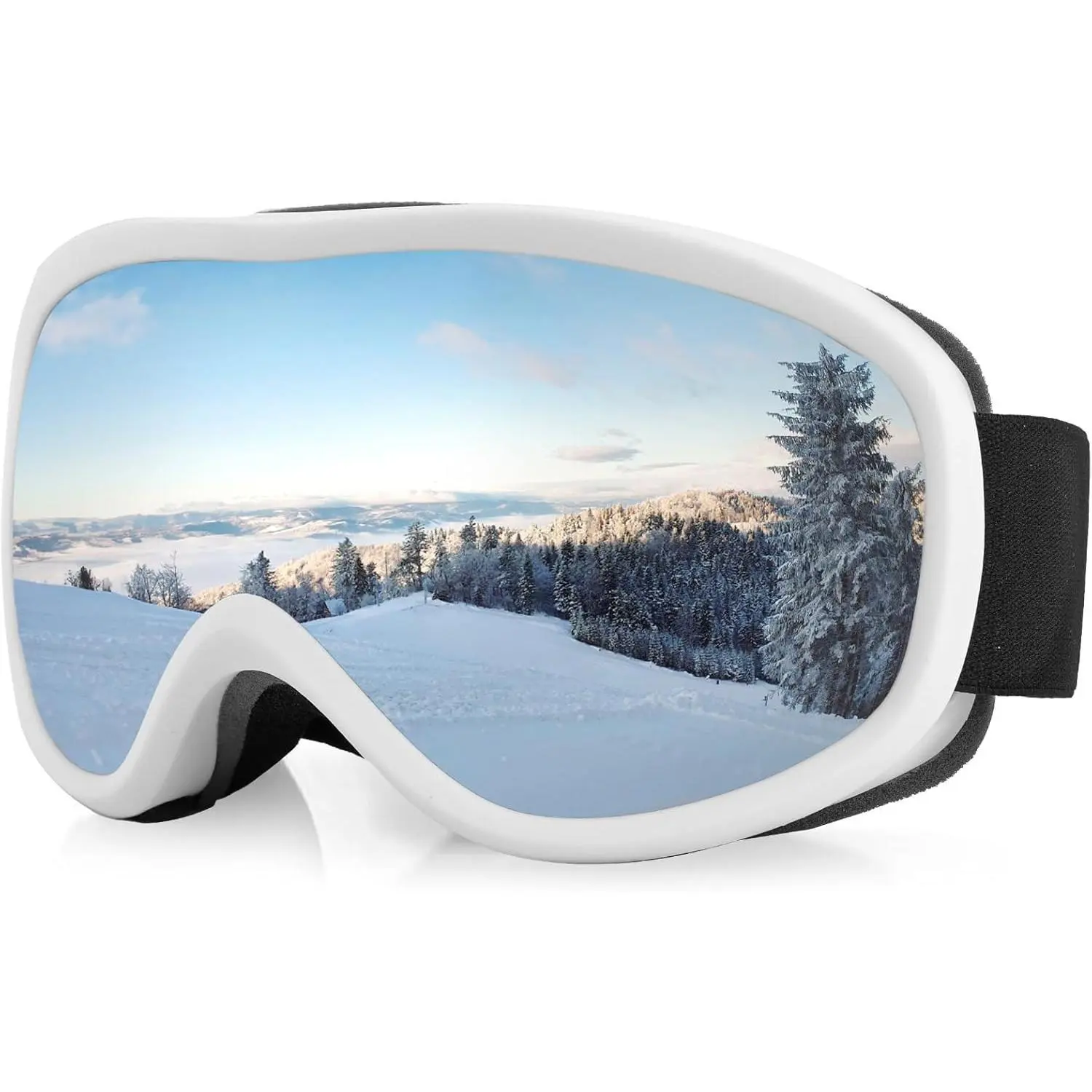 VINTEAM Ski Goggles OTG–Over Glasses Snowboard Goggles for Men Women Youth, UV400 Protection for Skiing & Snowboarding