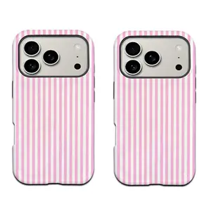 Colorful striped phone case Cover for iphone 17 pro max 16 Plus 15 14 13 12 11 Plus Fashion Trendy Anti-Stain Durable Lightweight Protection Shockproof Matte Texture Elegant Luxury Gift High-Quality New Product, New Year's Best Choice