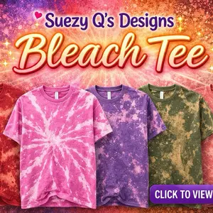 Custom Bleach Tee | Pick Your Color + Design | Handmade Live T-Shirt