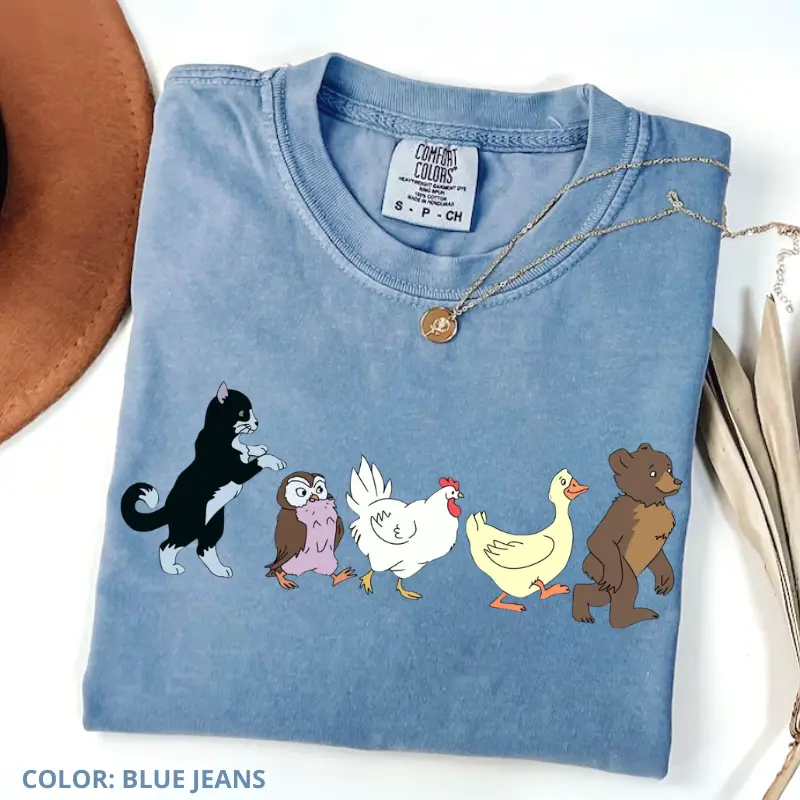 Comfort Colors Little Bear T-Shirt, Animal Lover Shirt, Cute Animal Tee, Short Sleeve Tee