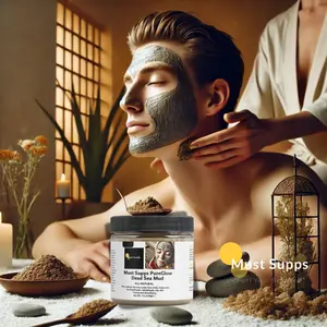 Must Supps PureGlow Dead Sea Mud - Your Path to Radiant, Youthful Skin | Calming Skincare for Sensitive Pores & Skin Repair